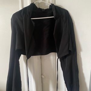 Cropped blazer size L